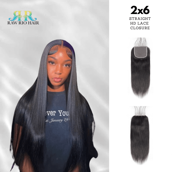 HD Straight Closure 2x6