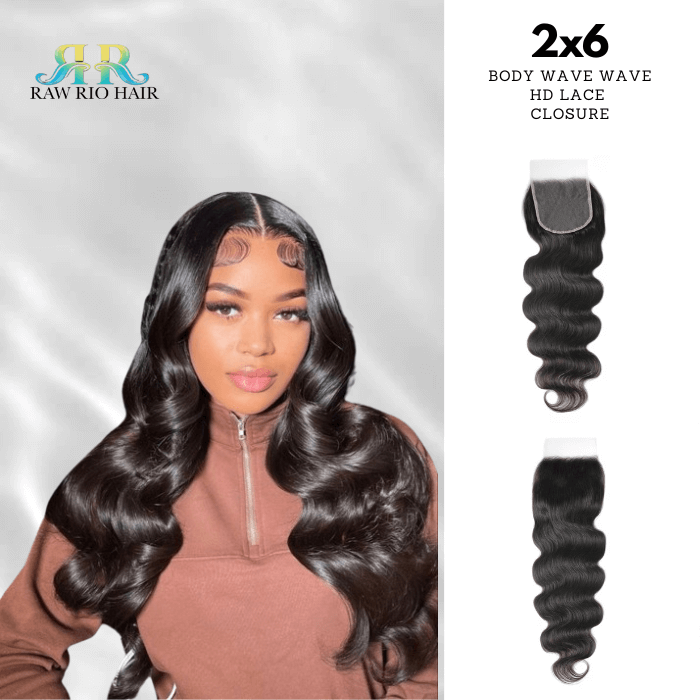 HD Body Wave Closure 2x6