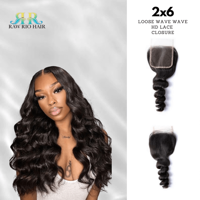 HD Loose Wave Closure 2x6
