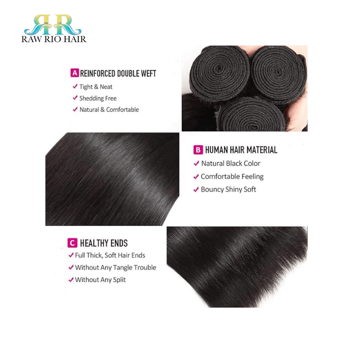 Premium 2 Bundle hair extensions 3