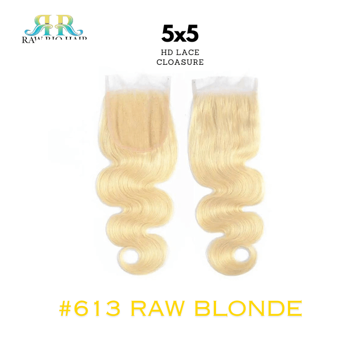 HD Closures 5x5 Blonde #613 2