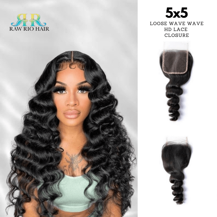 HD Loose Wave Closure 5x5