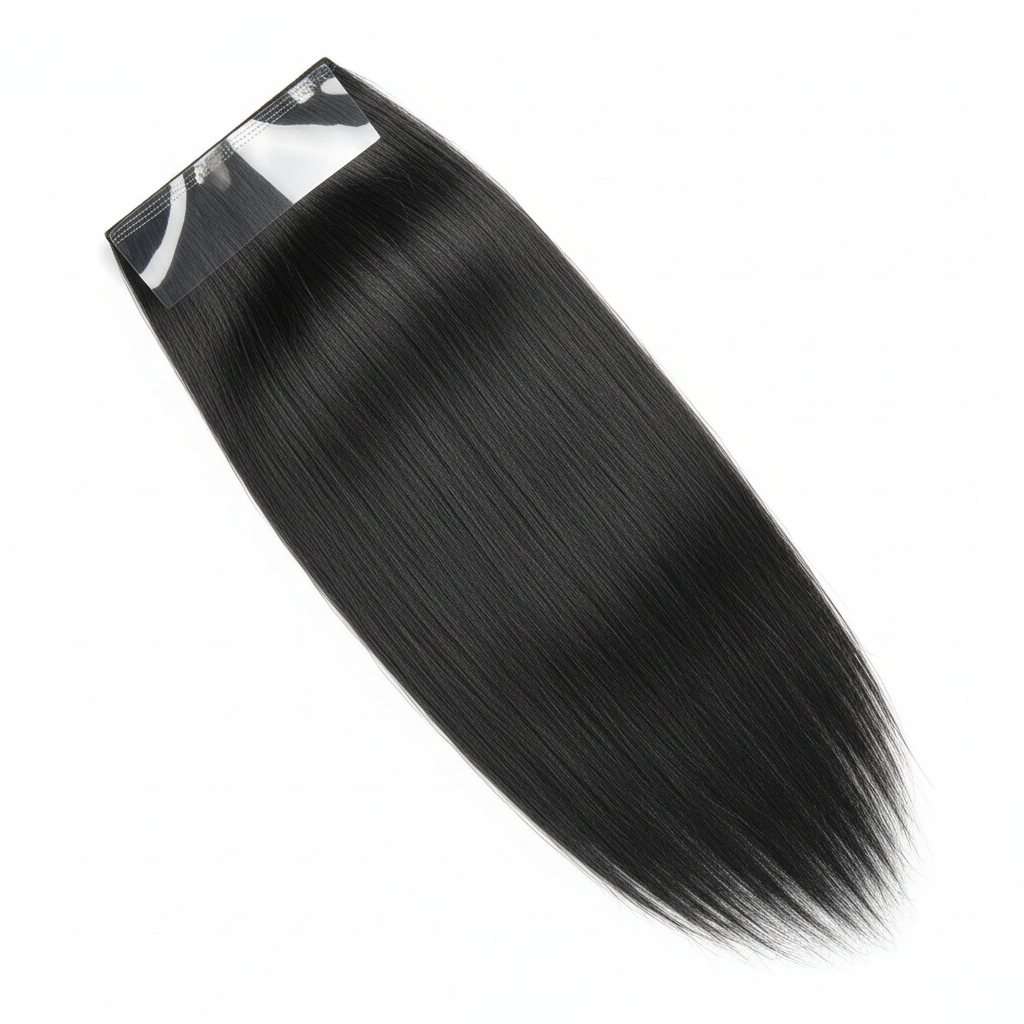 Black Hair Tape-In - Straight