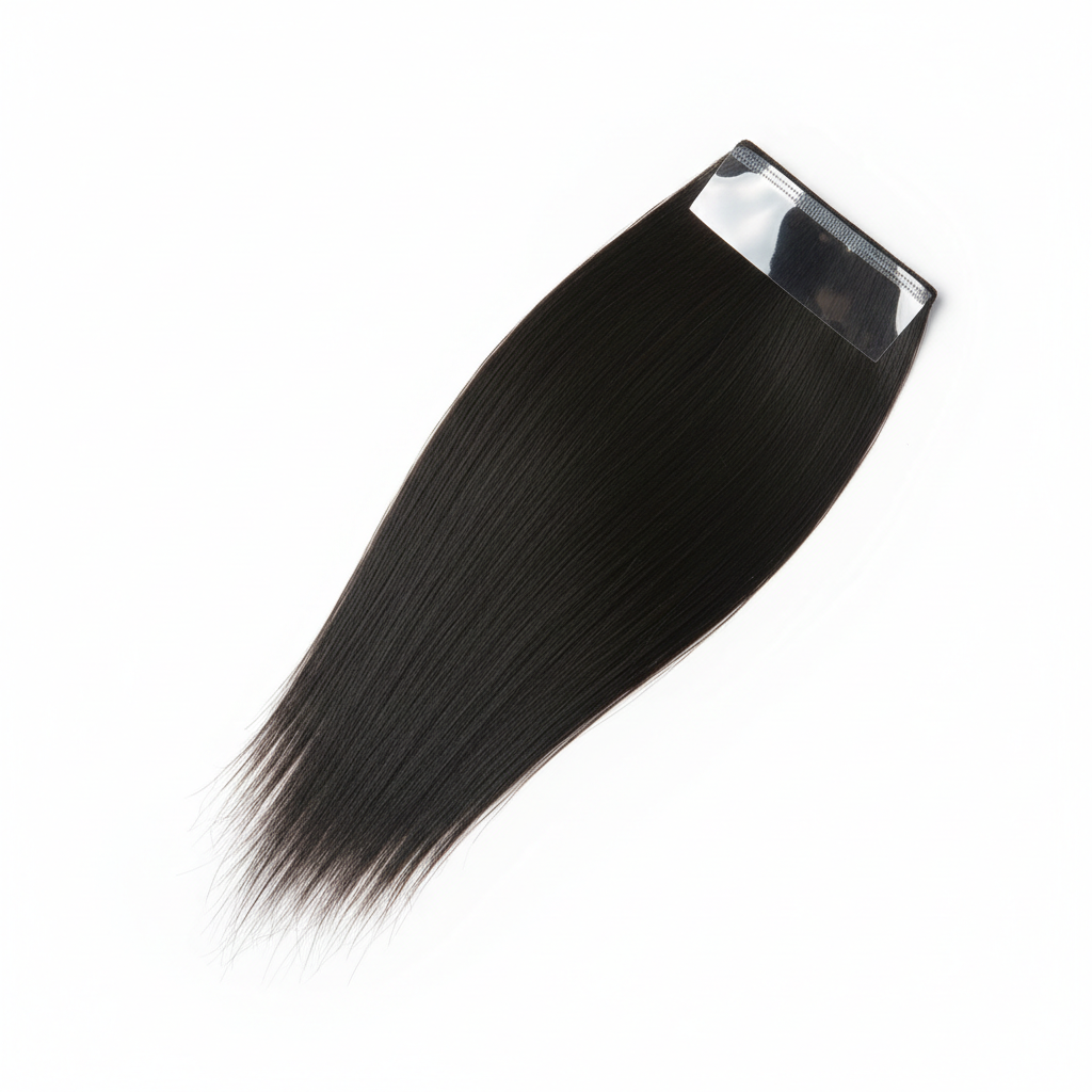 Black Hair Tape-In Weft